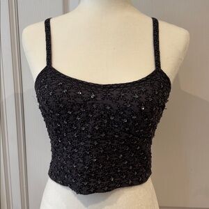 Free People Beaded Crop Top